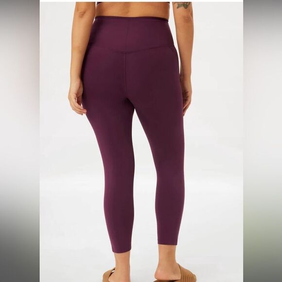 NWOT The Girlfriend Collective Plum Compressive High-Rise Legging Size L - Picture 3 of 9